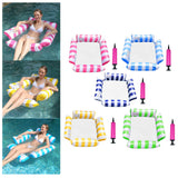 Maxbell Floating Chair Water Toy Float Lounge Chair for Beach Vocation Swimming Pool Pink