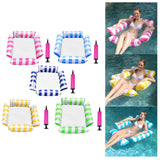 Maxbell Floating Chair Water Toy Float Lounge Chair for Beach Vocation Swimming Pool Pink