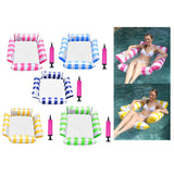 Maxbell Floating Chair Water Toy Float Lounge Chair for Beach Vocation Swimming Pool Pink