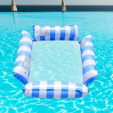 Maxbell Floating Chair Water Toy Float Lounge Chair for Beach Vocation Swimming Pool Blue