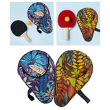 Maxbell Table Tennis Racket Cover Waterproof Reusable Professional for Indoor Travel Blue