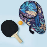 Maxbell Table Tennis Racket Cover Waterproof Reusable Professional for Indoor Travel Blue