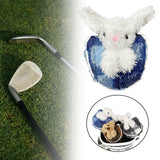 Maxbell Golf Club Headcover Sleeve PU Mallet Putter Headcover for Gift Sport Golfers Large Blue