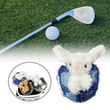 Maxbell Golf Club Headcover Sleeve PU Mallet Putter Headcover for Gift Sport Golfers Large Blue