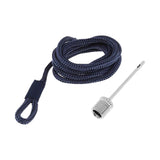 Maxbell Boat Bumpers Shield Protection with Inflatable Needles Sailboats Marine Dock White Black Rope