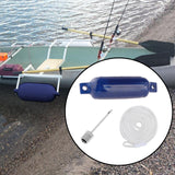 Maxbell Boat Bumpers Shield Protection with Inflatable Needles Sailboats Marine Dock Blue White Rope