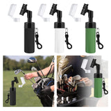 Maxbell Golf Club Brush with Water Bottle Convenient Carrying Golf Club Groove Brush Black