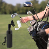 Maxbell Golf Club Brush with Water Bottle Convenient Carrying Golf Club Groove Brush Black