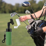 Maxbell Golf Club Brush with Water Bottle Convenient Carrying Golf Club Groove Brush Green