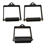 Maxbell D Row Handle Single Cable Attachment Handle Non Slip Rowing LAT Pulldown Bar Nylon 6cm
