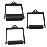 Maxbell D Row Handle Single Cable Attachment Handle Non Slip Rowing LAT Pulldown Bar Nylon 6cm
