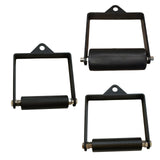 Maxbell D Row Handle Single Cable Attachment Handle Non Slip Rowing LAT Pulldown Bar Nylon 6cm