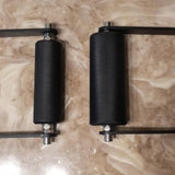 Maxbell D Row Handle Single Cable Attachment Handle Non Slip Rowing LAT Pulldown Bar Nylon 6cm