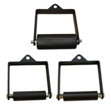 Maxbell D Row Handle Single Cable Attachment Handle Non Slip Rowing LAT Pulldown Bar Nylon 6cm