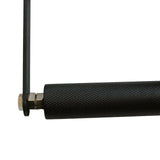 Maxbell D Row Handle Single Cable Attachment Handle Non Slip Rowing LAT Pulldown Bar Mesh Texture 4cm