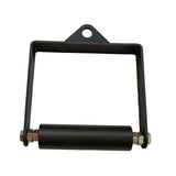 Maxbell D Row Handle Single Cable Attachment Handle Non Slip Rowing LAT Pulldown Bar Straight Texture 4cm