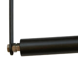 Maxbell D Row Handle Single Cable Attachment Handle Non Slip Rowing LAT Pulldown Bar Straight Texture 4cm