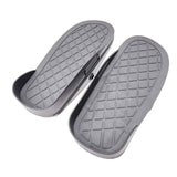 Maxbell Set of 2 Rowing Machine Foot Pedals Replacements Black Lightweight Anti Slip