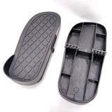 Maxbell Set of 2 Rowing Machine Foot Pedals Replacements Black Lightweight Anti Slip