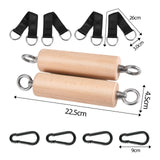 Maxbell Pull up Handles with Straps for Arm Muscle Training Fitness Barbell