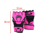 Maxbell Mma Gloves Sparring Gear Waterproof Boxing Gloves for Adult Unisex Men Women Pink