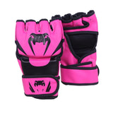 Maxbell Mma Gloves Sparring Gear Waterproof Boxing Gloves for Adult Unisex Men Women Pink