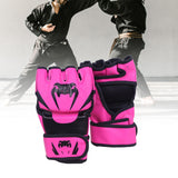 Maxbell Mma Gloves Sparring Gear Waterproof Boxing Gloves for Adult Unisex Men Women Pink