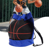 Maxbell Basketball Carrying Backpack Oxford Cloth Rugby Ball Gym Bag Single Ball Bag