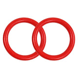 Maxbell 2Pcs Gymnastics Rings Bar Attachment Workout for Women Men Training Gym Ring Red