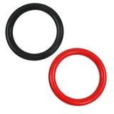 Maxbell 2Pcs Gymnastics Rings Bar Attachment Workout for Women Men Training Gym Ring Black