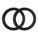 Maxbell 2Pcs Gymnastics Rings Bar Attachment Workout for Women Men Training Gym Ring Black