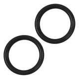 Maxbell 2Pcs Gymnastics Rings Bar Attachment Workout for Women Men Training Gym Ring Black