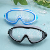 Maxbell Kids Swim Goggles with Earplug Adjustable for Kids 6-14 Teenagers Boys Girls Black