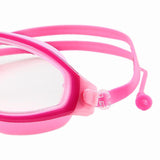 Maxbell Kids Swim Goggles with Earplug Adjustable for Kids 6-14 Teenagers Boys Girls Pink
