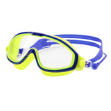 Maxbell Kids Swim Goggles with Earplug Adjustable for Kids 6-14 Teenagers Boys Girls Yellow