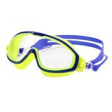 Maxbell Kids Swim Goggles with Earplug Adjustable for Kids 6-14 Teenagers Boys Girls Yellow