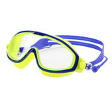 Maxbell Kids Swim Goggles with Earplug Adjustable for Kids 6-14 Teenagers Boys Girls Yellow