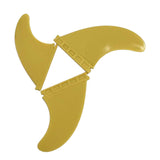 Maxbell Stand up Paddle Board Fin 3Pcs/Set Surfboard Fins for Surfboard Repair Parts Yellow