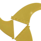 Maxbell Stand up Paddle Board Fin 3Pcs/Set Surfboard Fins for Surfboard Repair Parts Yellow