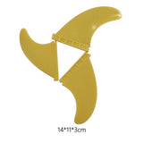 Maxbell Stand up Paddle Board Fin 3Pcs/Set Surfboard Fins for Surfboard Repair Parts Yellow