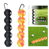 Maxbell Club Ball Pouch Holds 5 Balls for Training Aid Golf Club Accessories Golfers Black