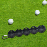 Maxbell Club Ball Pouch Holds 5 Balls for Training Aid Golf Club Accessories Golfers Black