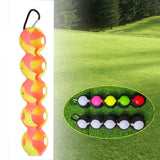 Maxbell Club Ball Pouch Holds 5 Balls for Training Aid Golf Club Accessories Golfers Mulicolor