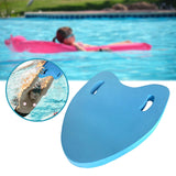 Maxbell Swimming Kickboard with Grip Handles Float Swim Buoy Swimming Floating Board A Shaped Blue