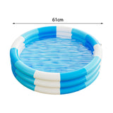 Maxbell Inflatable Baby of Swimming Pool Portable for Children Toys Kids Girls and Boys Blue 61cm