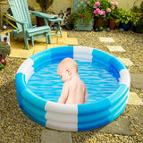 Maxbell Inflatable Baby of Swimming Pool Portable for Children Toys Kids Girls and Boys Blue 61cm