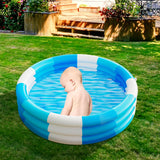 Maxbell Inflatable Baby of Swimming Pool Portable for Children Toys Kids Girls and Boys Blue 61cm