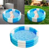 Maxbell Inflatable Baby of Swimming Pool Portable for Children Toys Kids Girls and Boys Blue 61cm