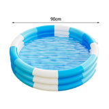 Maxbell Inflatable Baby of Swimming Pool Portable for Children Toys Kids Girls and Boys Blue 90cm