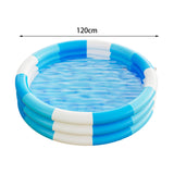 Maxbell Inflatable Baby of Swimming Pool Portable for Children Toys Kids Girls and Boys Blue 120cm